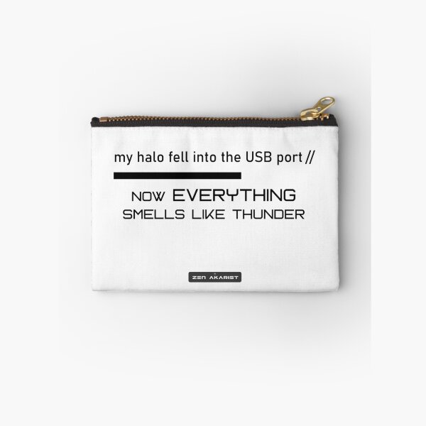 Item preview, “My Halo Fell into the USB Port” – Glitch Aesthetic Cyber Zen T-Shirt designed and sold by Zen Akarist.