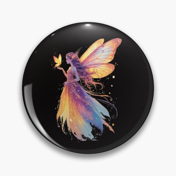 Item preview, Magic Opalite Fairy with Glowing Butterfly – Enchanting Fantasy  designed and sold by Ditstyle.
