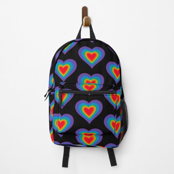 Item preview, Rainbow Heart Love Art | Colorful Retro Psychedelic Pride Design designed and sold by Vividality.