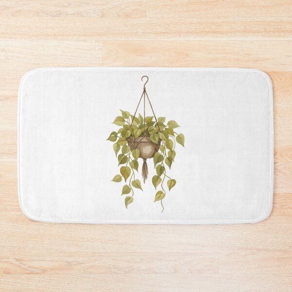 Item preview, Watercolor Hanging Pothos Plant designed and sold by 2rose.