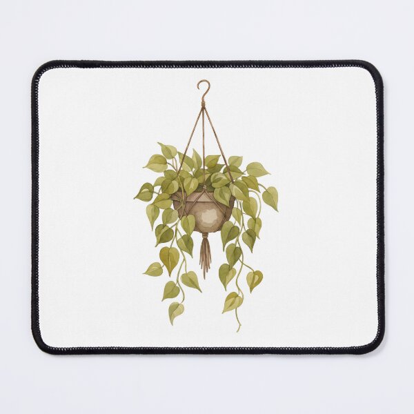Item preview, Watercolor Hanging Pothos Plant designed and sold by 2rose.