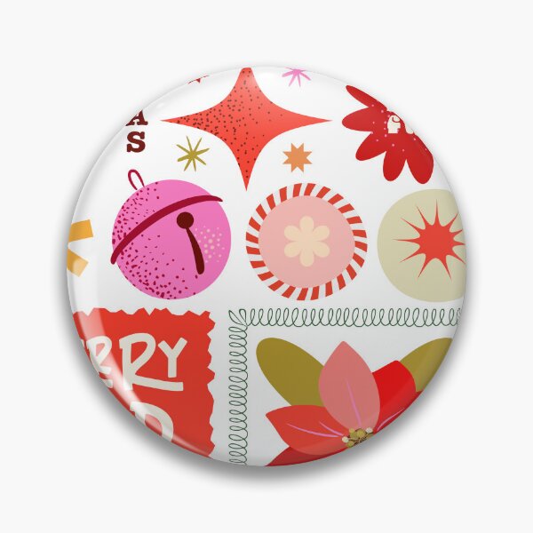 Item preview, Holly Jolly Christmas print, decoration, mud decal design, t-shirt design, cover, hand drawn illustration designed and sold by NatalkaP.