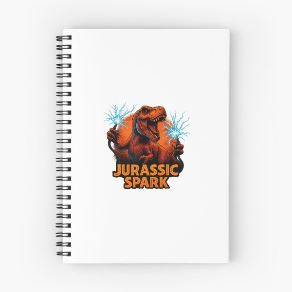 Item preview, Jurassic Spark – Electrified T-Rex Funny Dinosaur Design designed and sold by RetroRespect.