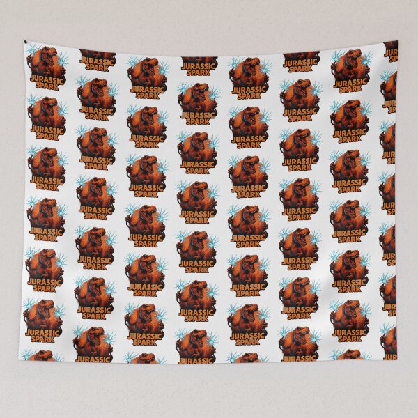 Item preview, Jurassic Spark – Electrified T-Rex Funny Dinosaur Design designed and sold by RetroRespect.