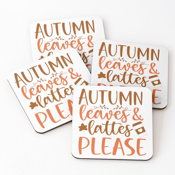 Item preview, Autumn Leaves & Lattes Please designed and sold by artcultreone.
