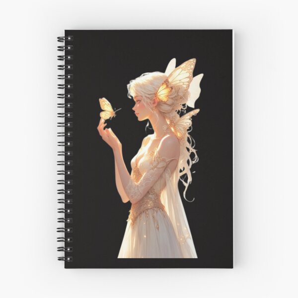 Item preview, Opalite Fairy with Glowing Butterfly – Enchanting Fantasy  designed and sold by Ditstyle.