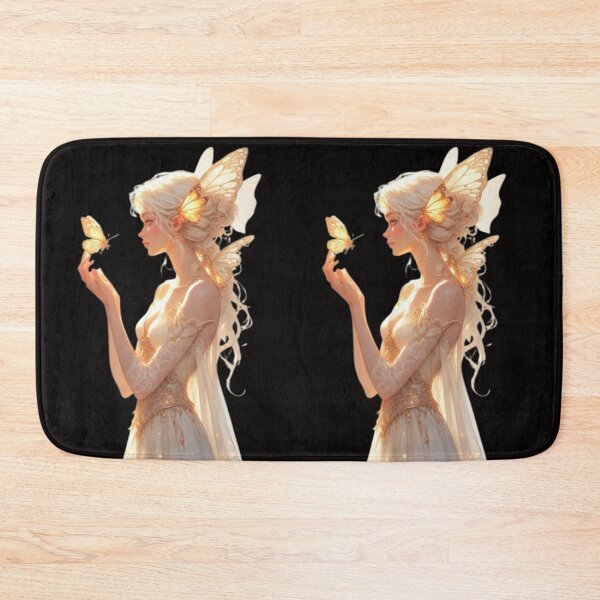 Item preview, Opalite Fairy with Glowing Butterfly – Enchanting Fantasy  designed and sold by Ditstyle.