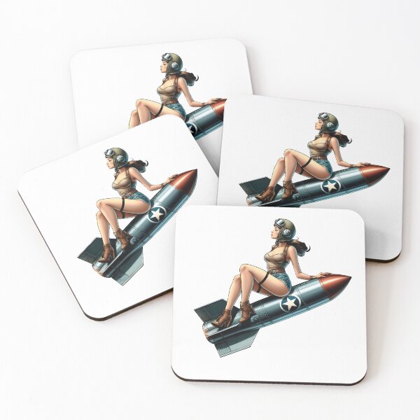 Item preview, Bomber Girl – Beauty with an Explosion of Style designed and sold by RAWLIFEGRAPHIC.