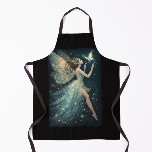 Item preview, Opalite Fairy with Glowing Butterfly – Enchanting Fantasy designed and sold by Ditstyle.
