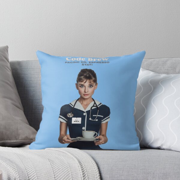 Item preview, Code Brew Vol. 2 – Nurse Holly G., Retro Coffee & Medical Humour Art designed and sold by Gino By Design.