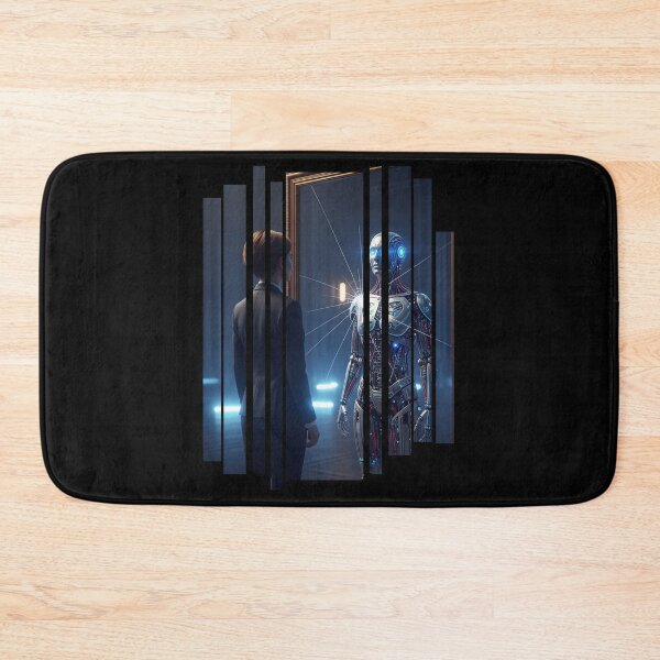 Item preview, Reflections of the Future, Human vs AI Self designed and sold by chipmuckdesignn.
