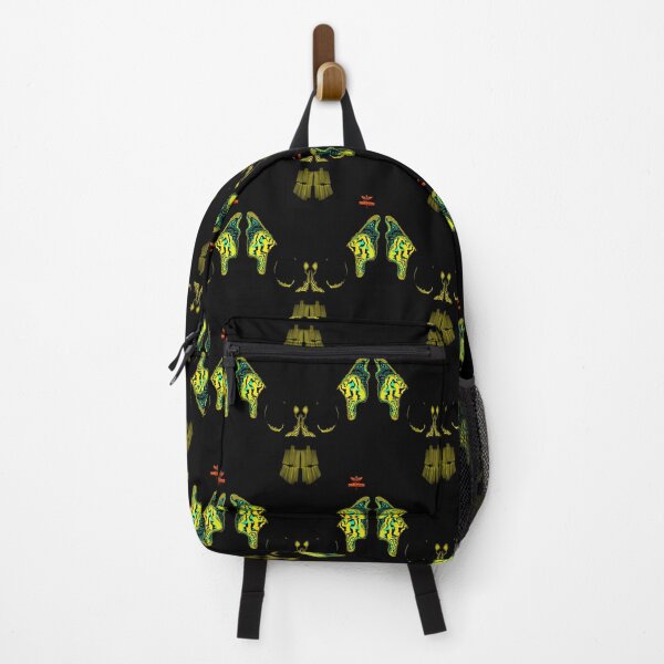 Yellow Neural Skull Strata 20 Book of Immersion no 3 by iServalan Backpack