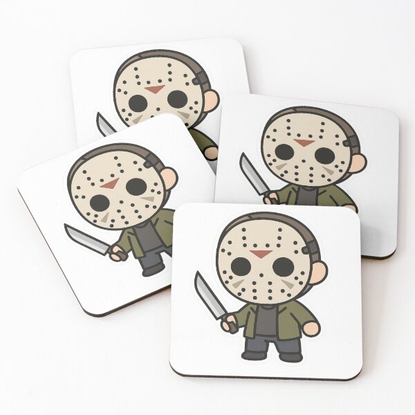 Item preview, Kawaii Jason Voorhees – Chibi Horror Icon Sticker designed and sold by TheRealJoshD.