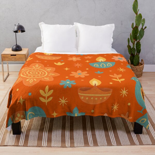 Item preview, Diwali Festival Whimsy – Diwali Diyas & Mandalas Pattern designed and sold by kornkobart.