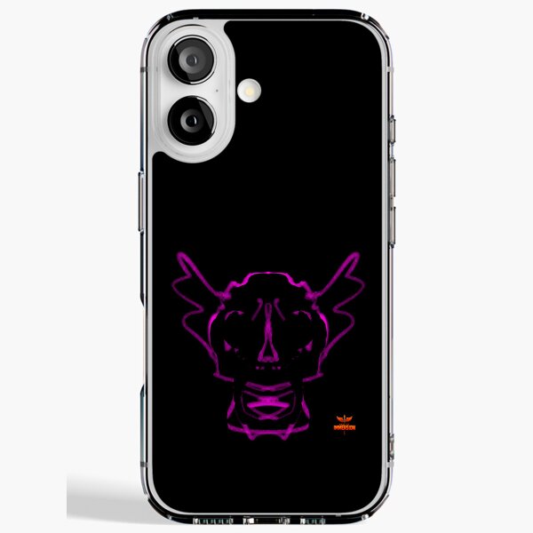 Magenta Neural Skull Strata 20 Book of Immersion no 3 by iServalan  iPhone Soft Case