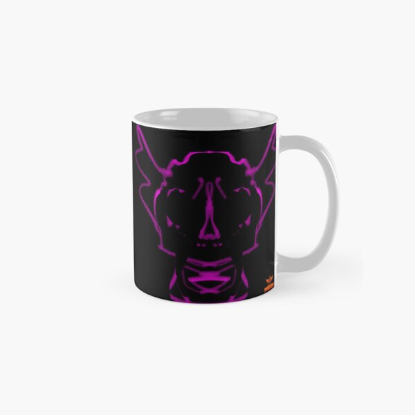 Magenta Neural Skull Strata 20 Book of Immersion no 3 by iServalan Classic Mug