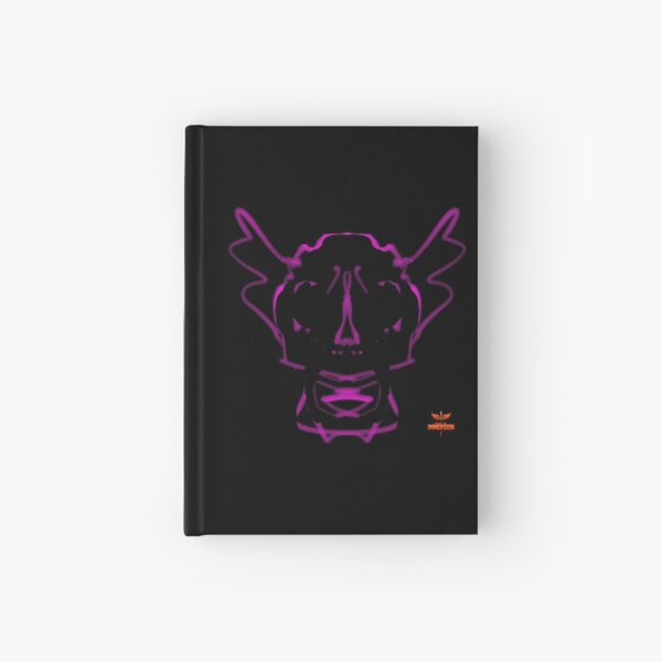 Magenta Neural Skull Strata 20 Book of Immersion no 3 by iServalan  Hardcover Journal