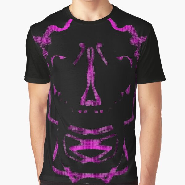 Magenta Neural Skull Strata 20 Book of Immersion no 3 by iServalan Graphic T-Shirt