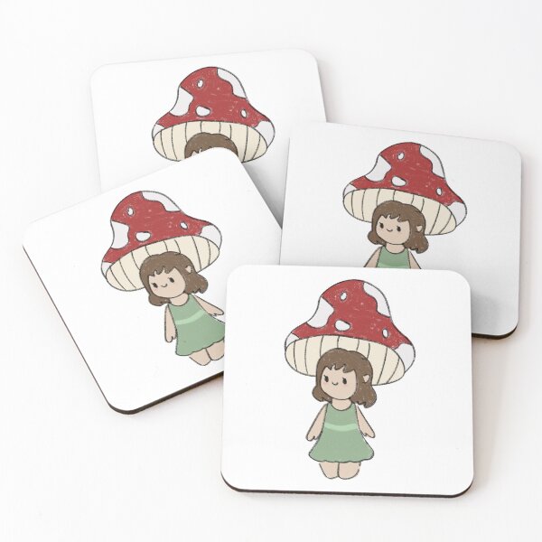 Item preview, Cute Mushie Girl designed and sold by cozyfrogstudios.