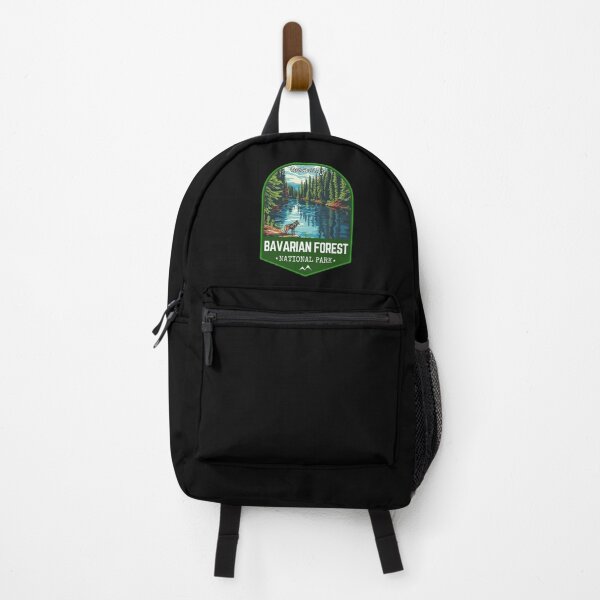 Item preview, Bavarian Forest National Park in Germany Retro Travel Art Emblem designed and sold by MaateoDesign.