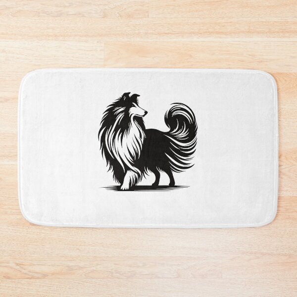 Item preview, Cool Collie Silhouette Design designed and sold by RetroMaritalArt.