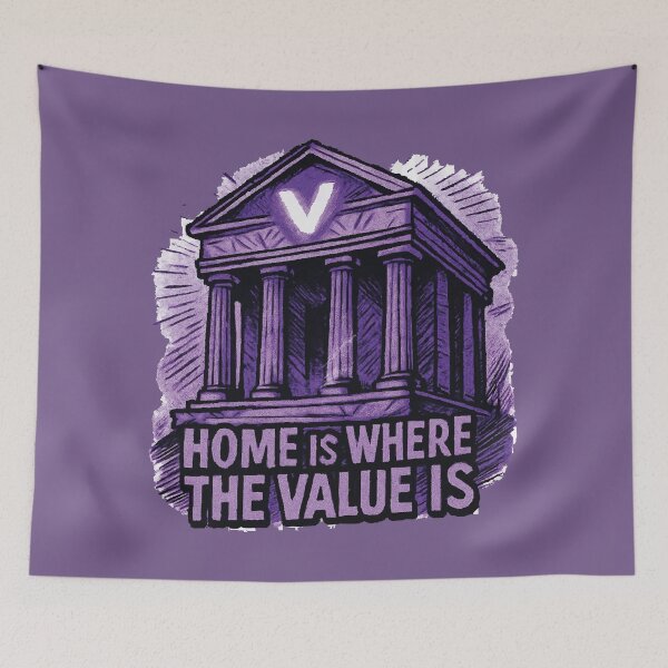 Item preview, Home is where the value is designed and sold by Valueminati.