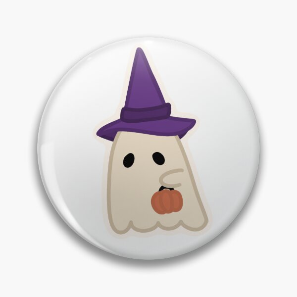 Item preview, Cute Witch Ghostie designed and sold by cozyfrogstudios.