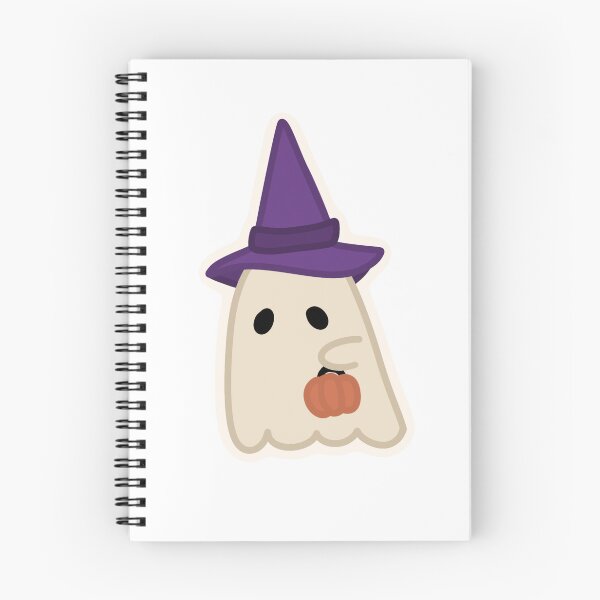 Item preview, Cute Witch Ghostie designed and sold by cozyfrogstudios.