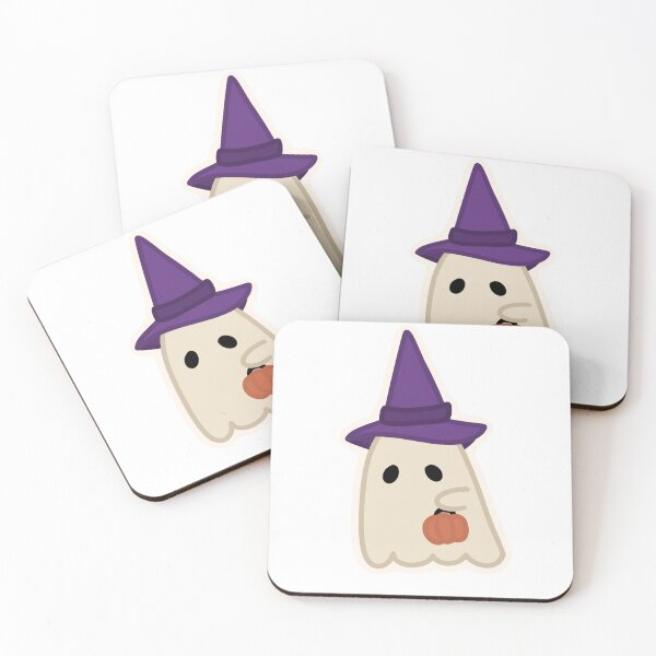 Item preview, Cute Witch Ghostie designed and sold by cozyfrogstudios.