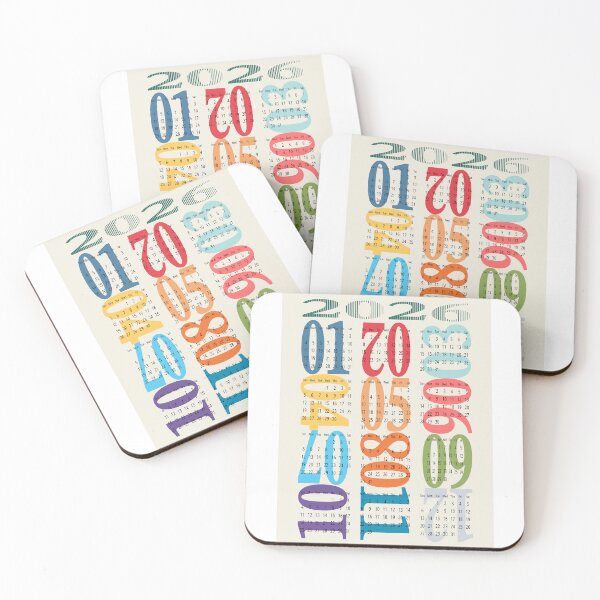 Item preview, Swiss Style 2026 Calendar – Bold Modernist Numbers Design designed and sold by Eejee-SK.