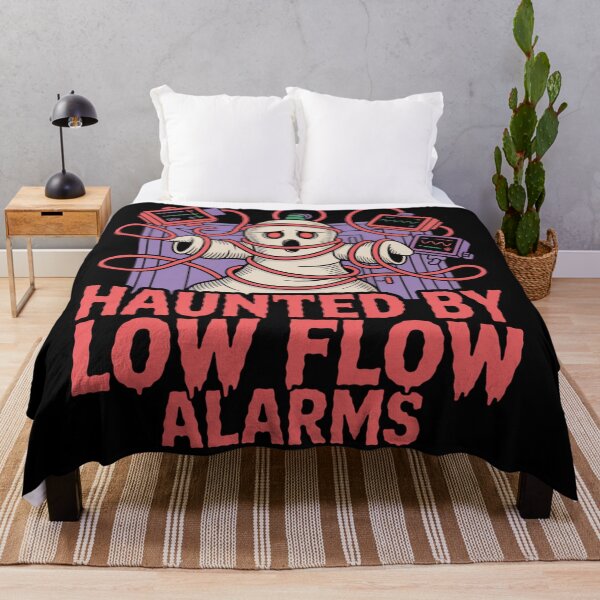 Item preview, ECMO Halloween – Haunted by Low Flow Alarms Halloween Tee designed and sold by CrunchyGoats.