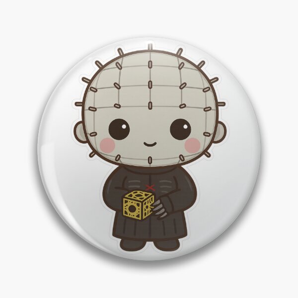Item preview, Kawaii Pinhead – Cute Hellraiser Sticker designed and sold by TheRealJoshD.