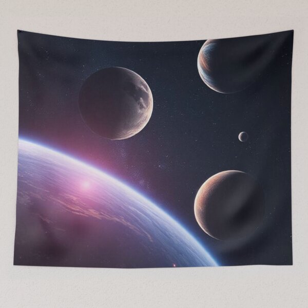 Item preview, Celestial Harmony – Planets in the Void designed and sold by M3m3ck4r.