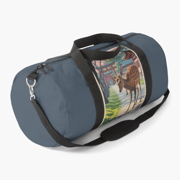 Item preview, Nara Park Japan Deer Illustration Travel Art Vintage designed and sold by KrisSidDesigns.
