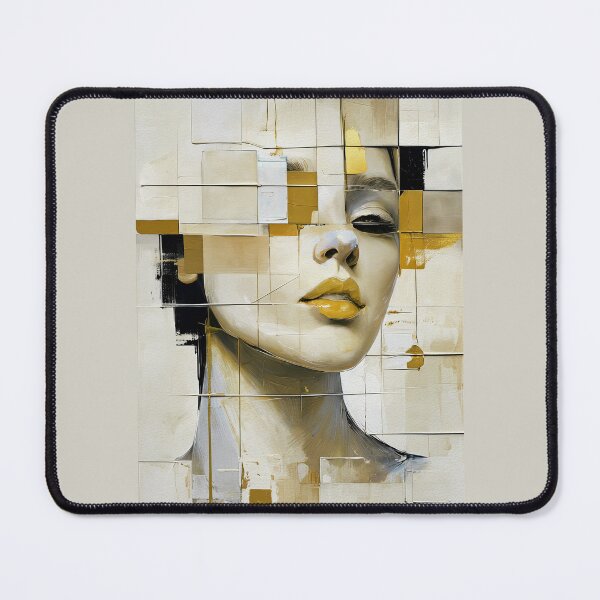 Item preview, Golden Geometry Woman Portrait designed and sold by caracatita75.