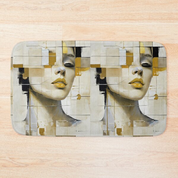 Item preview, Golden Geometry Woman Portrait designed and sold by caracatita75.
