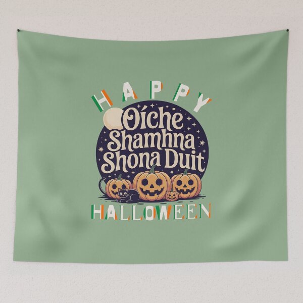 Item preview, Irish funny Celtic happy Halloween women men kids designed and sold by Logiprint.