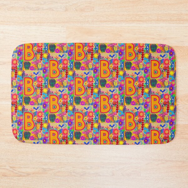 Item preview, Psychedelic Letter B Art | Colourful Retro Alphabet Design designed and sold by Vividality.
