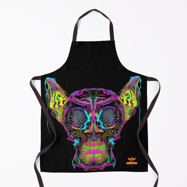 Neural Skull no 1 Strata 20 Book of Immersion no 3 by iServalan Apron