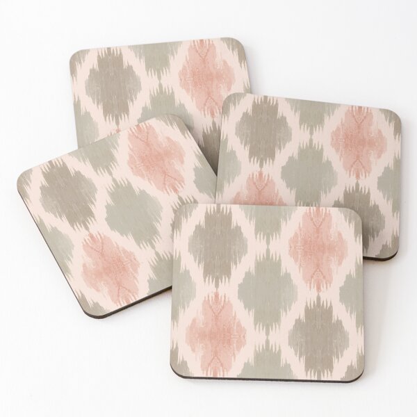 Item preview, Modern Ikat Pattern – Blush & Sage Boho Clay Texture designed and sold by Esterlane.