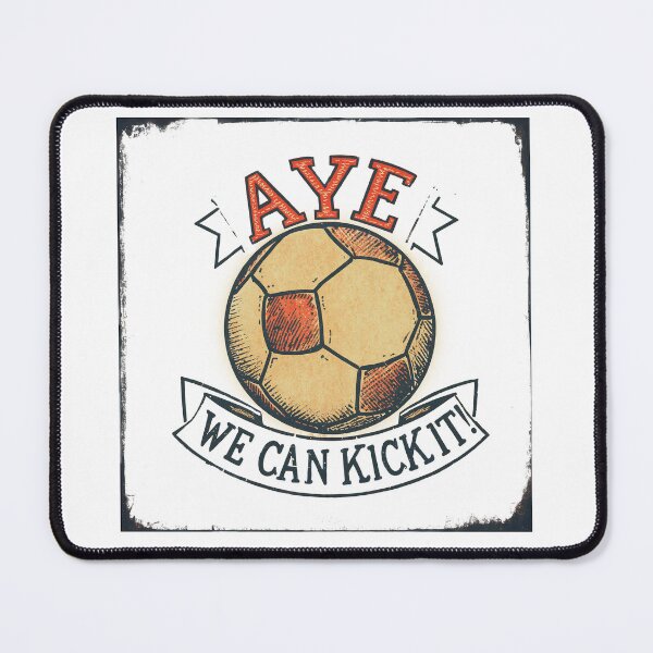 Item preview, Aye We Can Kick It - Fun Scottish Football design designed and sold by Loom on the Loch.