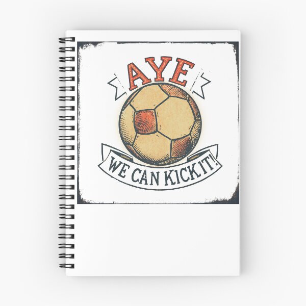 Item preview, Aye We Can Kick It - Fun Scottish Football design designed and sold by Loom on the Loch.