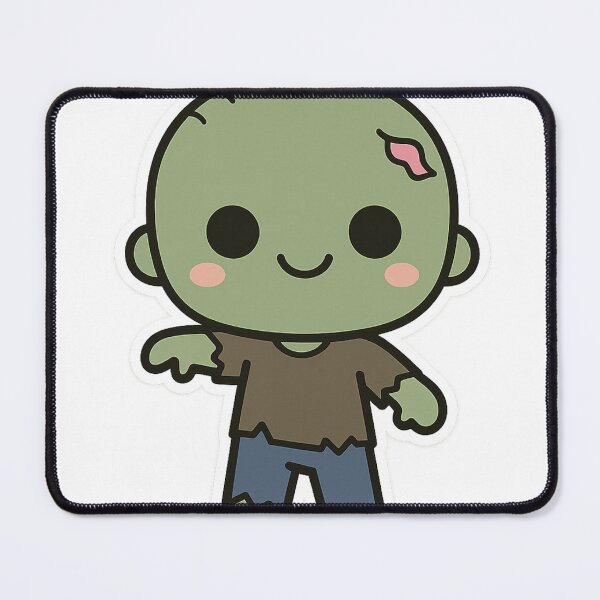 Artikelvorschau, Kawaii Zombie – Süßer Untoter Sticker entworfen und verkauft von TheRealJoshD.