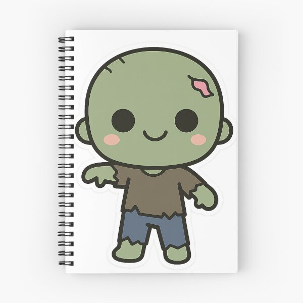 Item preview, Kawaii Zombie – Cute Undead Sticker designed and sold by TheRealJoshD.