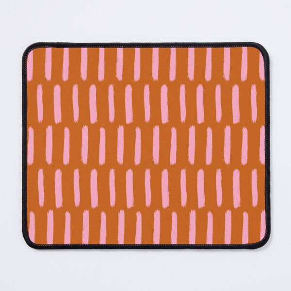Item preview, Pink on Orange Brush Stroke Stripes designed and sold by OneThreeSix.