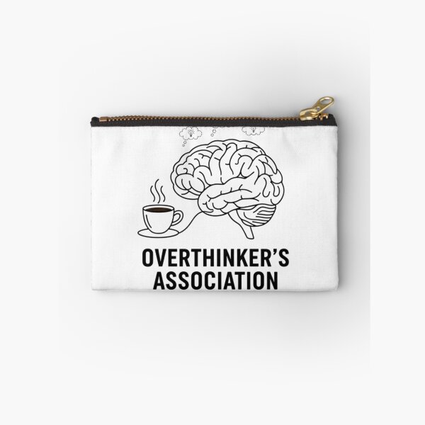 Item preview, Overthinker’s Association – Funny Minimalist Mental Health Design designed and sold by LaurannaDesign.