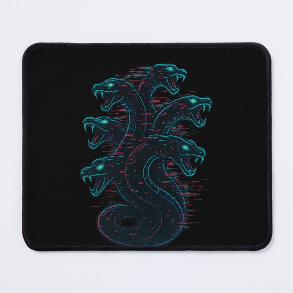 Item preview, Neon Hydra | Cyberpunk Multi-Headed Serpent | Glitch Creature Digital Art | Futuristic Myth Monster Design | Glowing Cyber Fangs | Sci-Fi Fantasy Illustration designed and sold by OnPointOutfits.