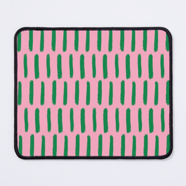 Item preview, Green on Pink Brush Stroke Stripes designed and sold by OneThreeSix.