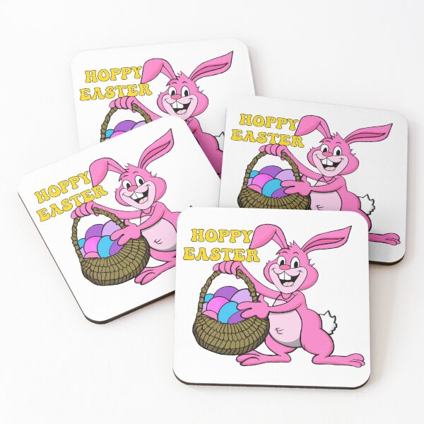 Item preview, Hoppy Easter Bunny with Colorful Egg Basket – Cute Holiday Design designed and sold by Vividality.