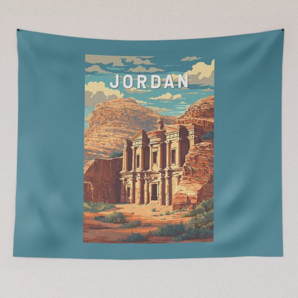 Item preview, Jordan Illustration Travel Art Vintage designed and sold by KrisSidDesigns.